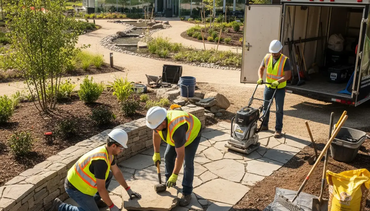 Arbor Tree Care landscape design services in Saugus, MA for durable, attractive outdoor spaces