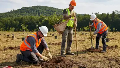 Tree planting service in Saugus, MA with arborist selecting the right species for local site conditions