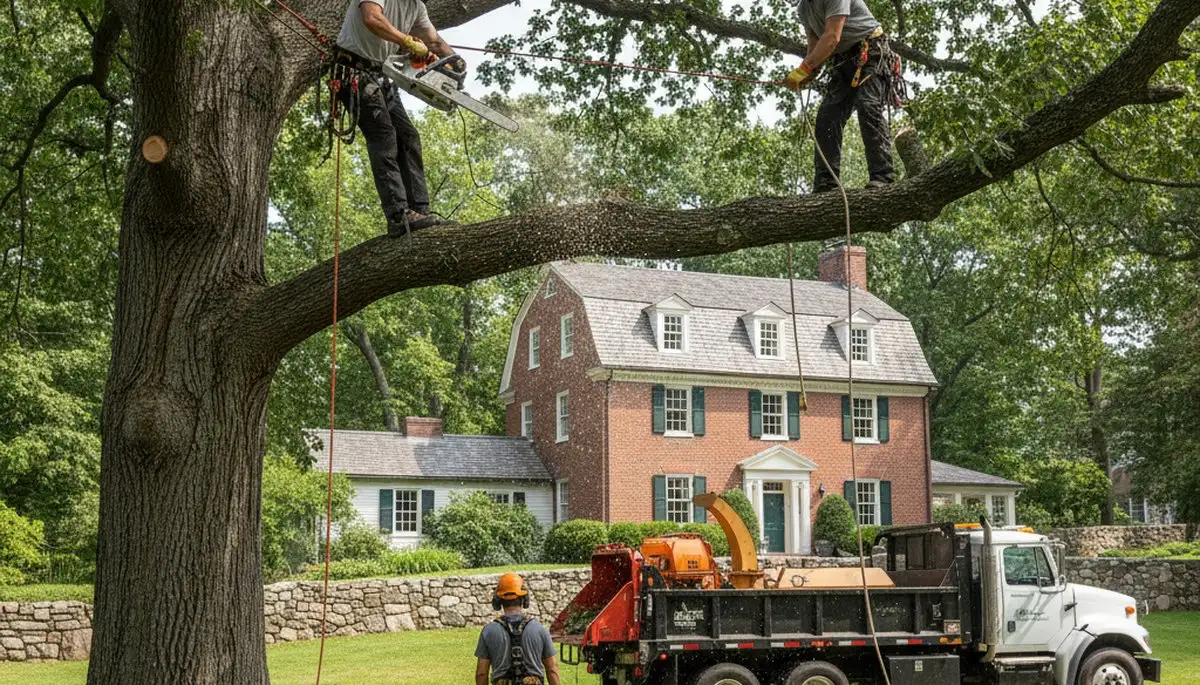 Tree removal crew serving Saugus, MA for safe tree trimming and removal services