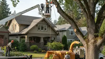 Tree removal crew in Saugus, MA providing professional tree service for local properties