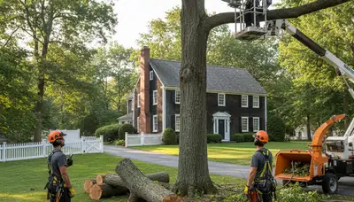 Tree removal crew in Saugus, MA providing safe, professional tree service