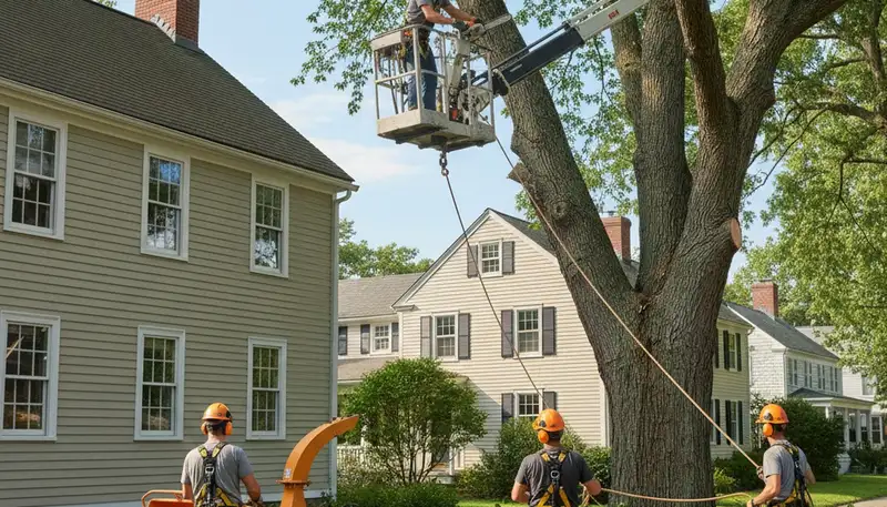 Tree removal crew serving Saugus, MA for safe, professional tree service