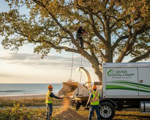 Tree trimming service in Saugus, MA for coastal canopy tree care